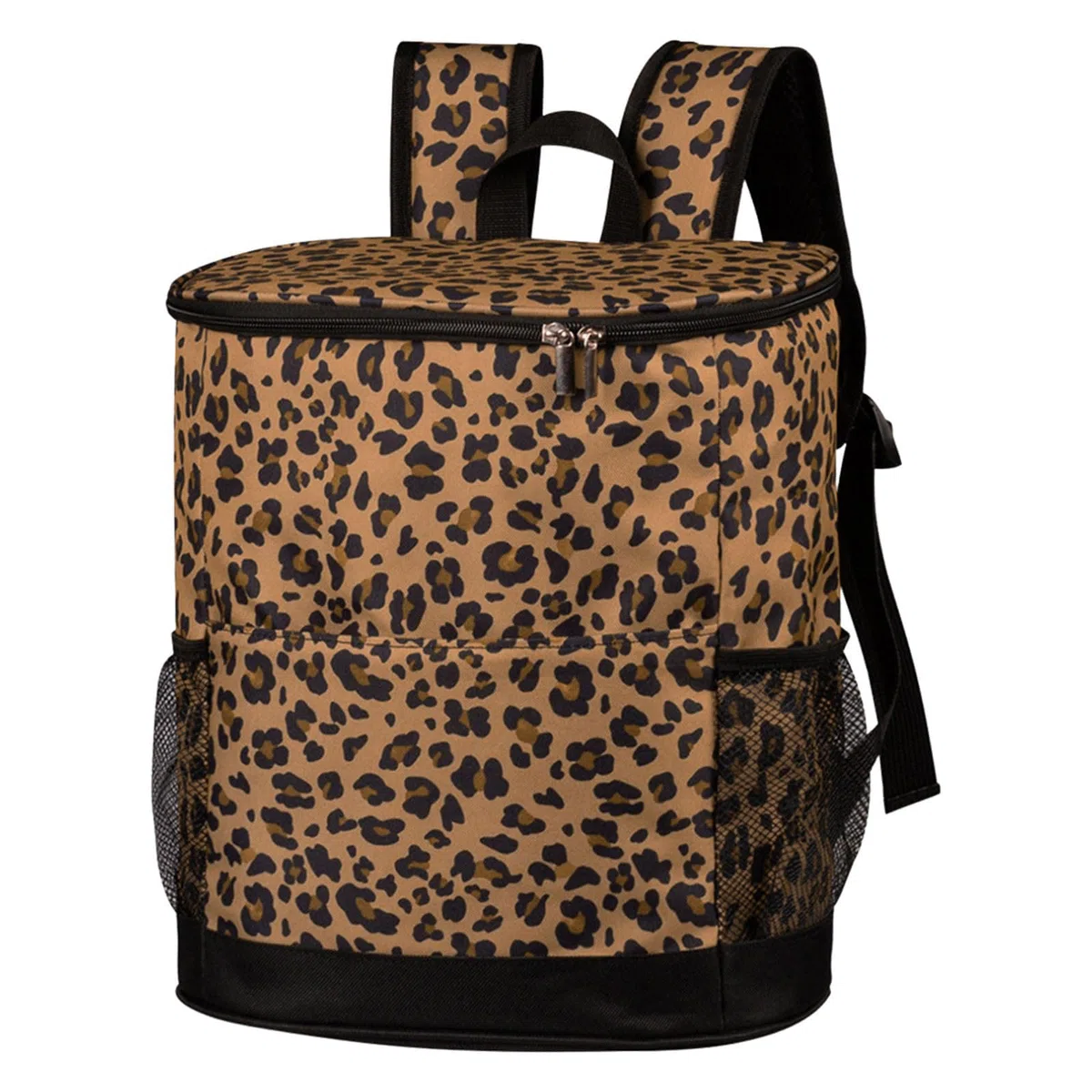 Kühlrucksack 15L Groß Wasserdichten Kühltasche, Auslaufsichere Rucksack, Isolierte Kühltasche, Thermo Lunchtasche für Strand Picknick Camping Outdoor Reisen BBQs Wandern (Braun)