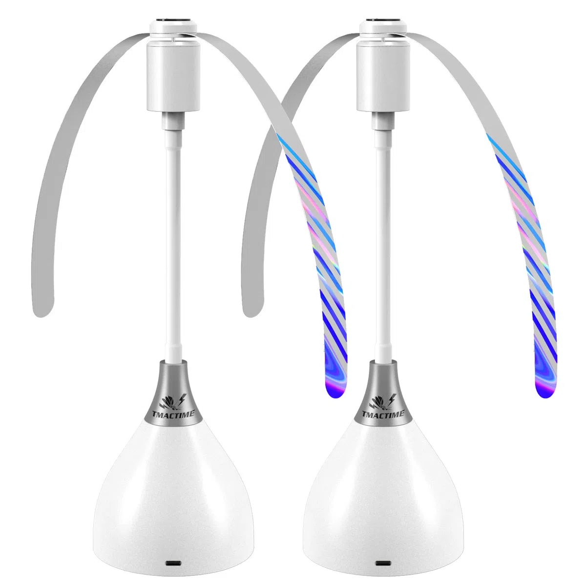 Fliegenwedler - Ventilator mit Schalter, 2er Automatischer USB C Fliegenabwehr, Faltbar & Aufhängbar Mückenschutz Ventilator Ohne Chemikalien Zu Verwenden Fliegenvertreiber