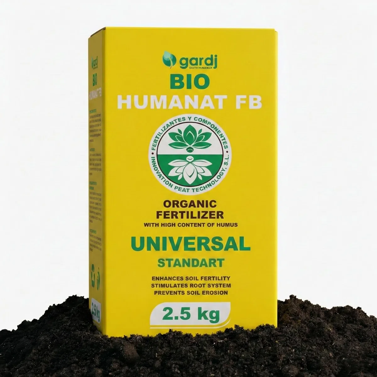 Humanat Organischer Humindünger Pulver | Für Gemüse, Obst, Blumen & Stauden | Bodenverbesserer & Kompostaktivator | Bio-Dünger für gesunde Pflanzen & starke Wurzeln 2.5 kg