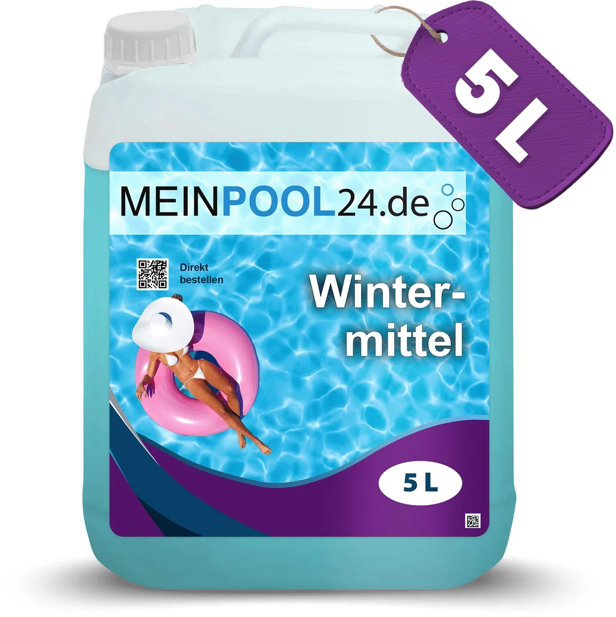 Meinpool24.de 5 l Pool Wintermittel Überwinterungskonzentrat für Schwimmbad und Pool Überwintermittel